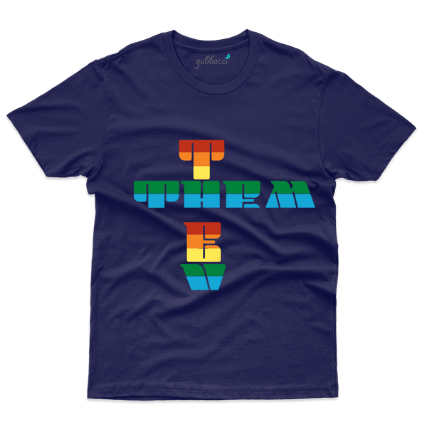 They & Them T-Shirt - Gender Expansive Collections - Gubbacci-India