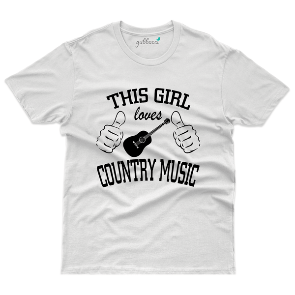 Gubbacci Apparel T-shirt XS This Girl loves Country Music T-Shirt - Music Lovers Buy This Girl loves Country Music T-Shirt - Music Lovers