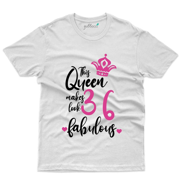 This Queen 36 T-Shirt - 36th Birthday Collection - Gubbacci-India