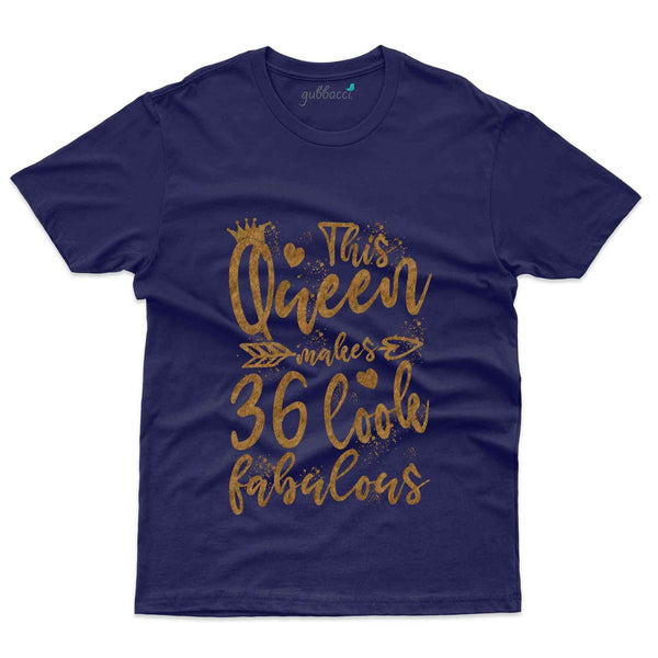 This Queen 36 T-Shirt - 36th Birthday Collection - Gubbacci-India