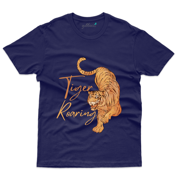 Tiger Roaring T-Shirt -Kanha National Park Collection - Gubbacci-India