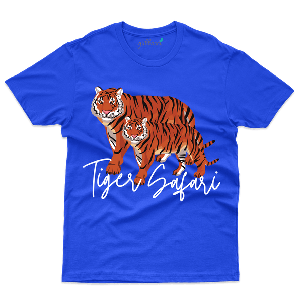 Tiger Safari T-Shirt -Kanha National Park Collection - Gubbacci-India