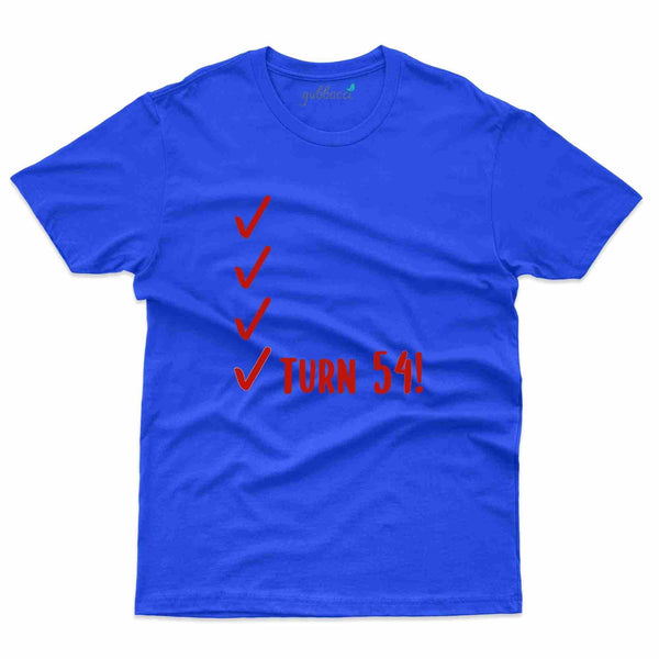 Turn 54 2 T-Shirt - 54th Birthday Collection - Gubbacci-India