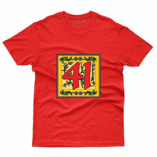 Unique 41 T-Shirt - 41th Birthday Collection - Gubbacci-India