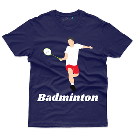 Unisex Badminton Design T-Shirt - Sports Collection