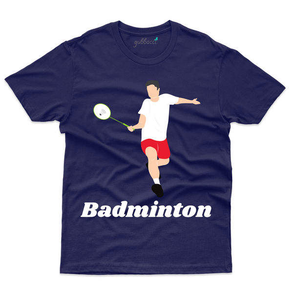 Gubbacci Apparel T-shirt S Unisex Badminton Design T-Shirt - Sports Collection Buy Unisex Badminton Design T-Shirt - Sports Collection