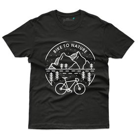 Unisex Bike to Nature T-Shirt - For Nature Lovers