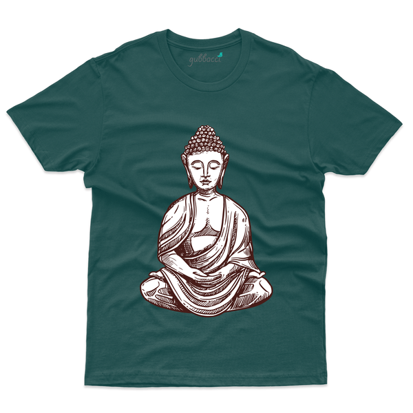 Gubbacci Apparel T-shirt S Unisex Buddha Meditation T-Shirt - Yoga Collection Buy Unisex Buddha Meditation T-Shirt - Yoga Collection