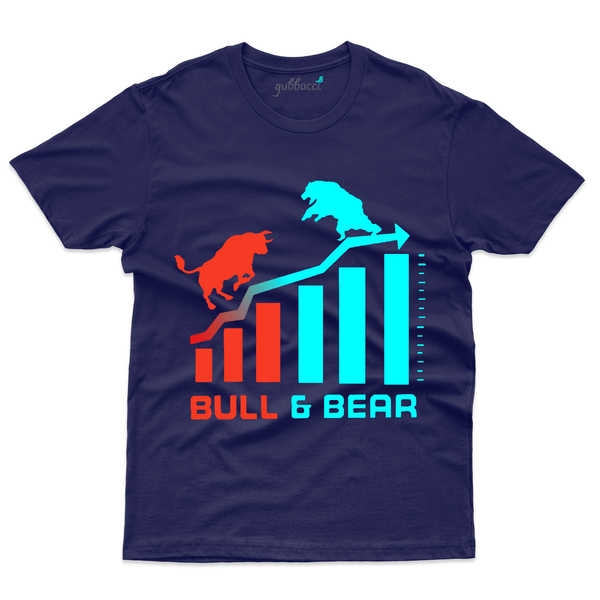Gubbacci Apparel T-shirt S Unisex Bull and Bear T-Shirt - Stock Market Collection Buy Unisex Bull and Bear T-Shirt - Stock Market Collection