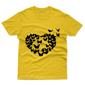 Unisex Butterfly Heart T-Shirt - Love & More Collection