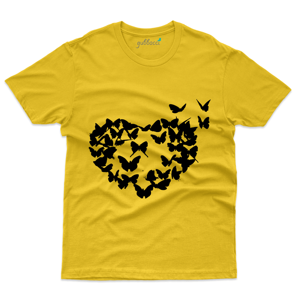 Gubbacci Apparel T-shirt S Unisex Butterfly Heart T-Shirt - Love & More Collection Buy Unisex Butterfly Heart T-Shirt - Love & More Collection