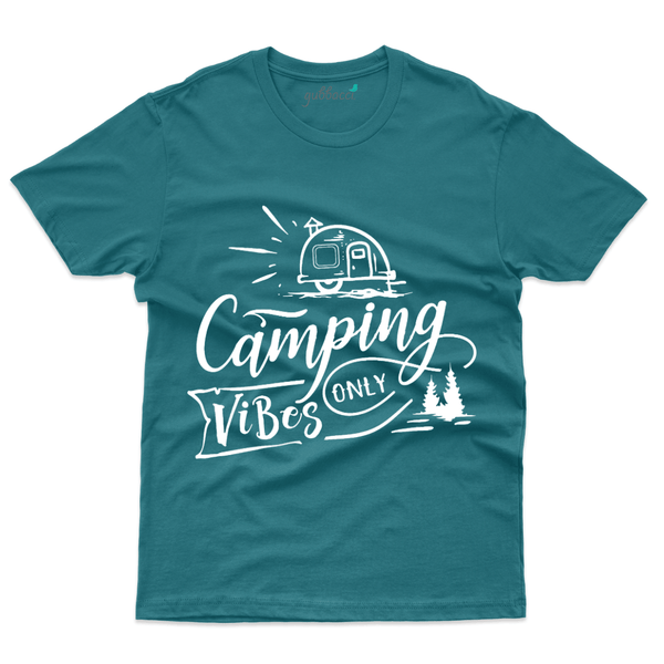 Gubbacci Apparel T-shirt S Unisex Camping Vibes T-Shirt - Travel Collection Buy Unisex Camping Vibes T-Shirt - Travel Collection