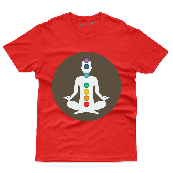 Gubbacci Apparel T-shirt S Unisex Chakra Meditation T-Shirt - Yoga Collection Buy Unisex Chakra Meditation T-Shirt - Yoga Collection