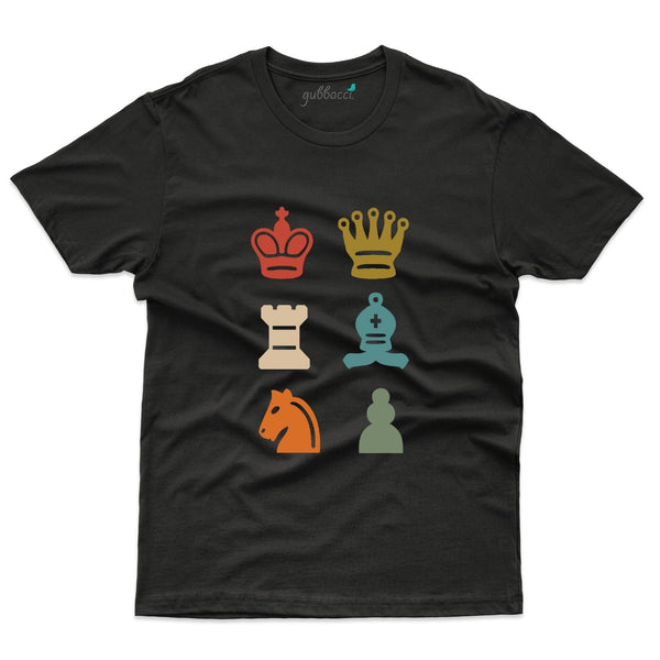 Unisex Character Of Chess T-Shirts - Chess Collection - Gubbacci-India