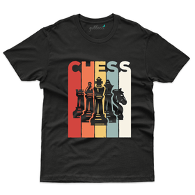 Unisex Chess Design T-Shirt - Board Games Collection