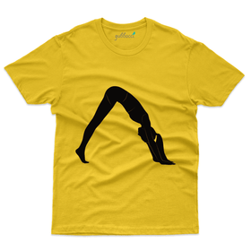 Unisex Cotton T-Shirt - Adho mukha svanasana