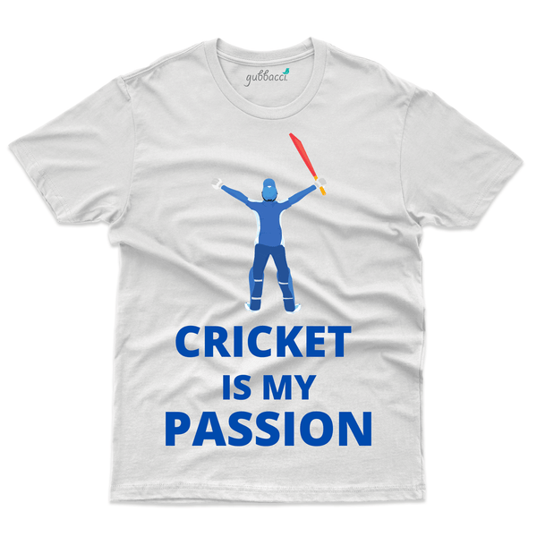 Gubbacci Apparel T-shirt S Unisex Cricket is My Passion T-Shirt - Sports Collection Buy Unisex Cricket is My Passion T-Shirt - Sports Collection