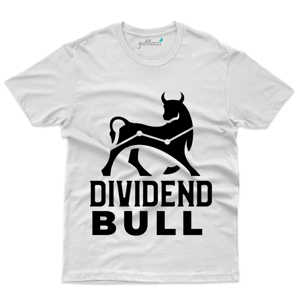 Gubbacci Apparel T-shirt S Unisex Dividend Bull T-Shirt - Stock Market Collection Buy Unisex Dividend Bull T-Shirt - Stock Market Collection