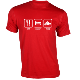 Unisex Eat Sleep Ride T-shirt - Bikers Collection