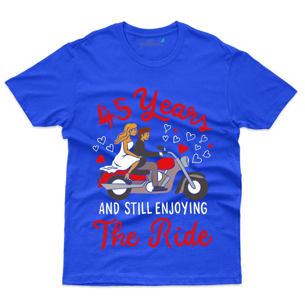 Unisex Enjoying Ride T-Shirt - 45th Anniversary Collection - Gubbacci-India