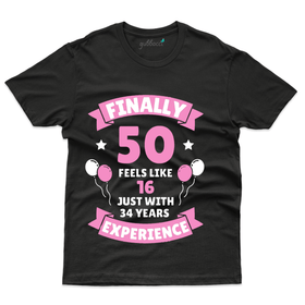 Unisex Finally 50! T-Shirt - 50th Birthday Collection
