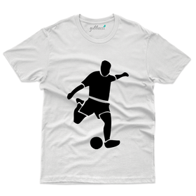 Unisex Football Kicking T-Shirt - Sports Collection