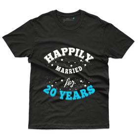 Unisex Happily Married T-Shirt - 20th Anniversary Collection