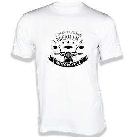 Unisex I Don't Snore T-Shirt - Bikers Collection