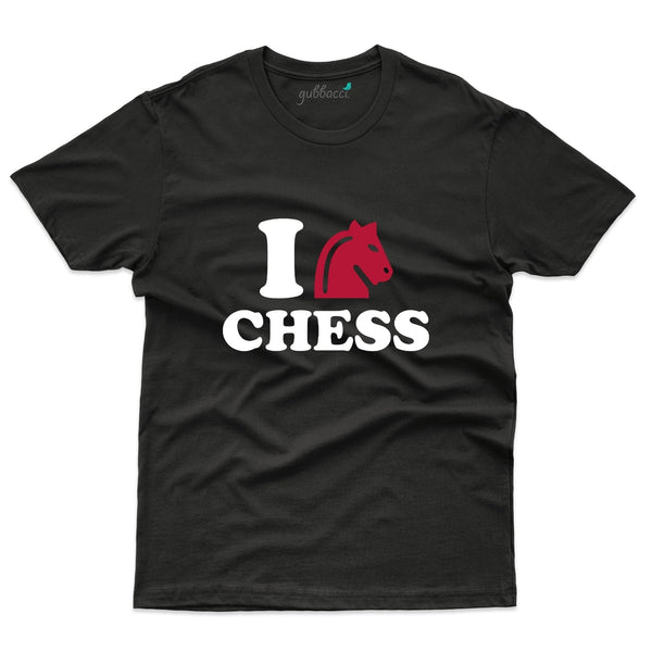 Unisex I Love Chess T-Shirts - Chess Collection - Gubbacci-India