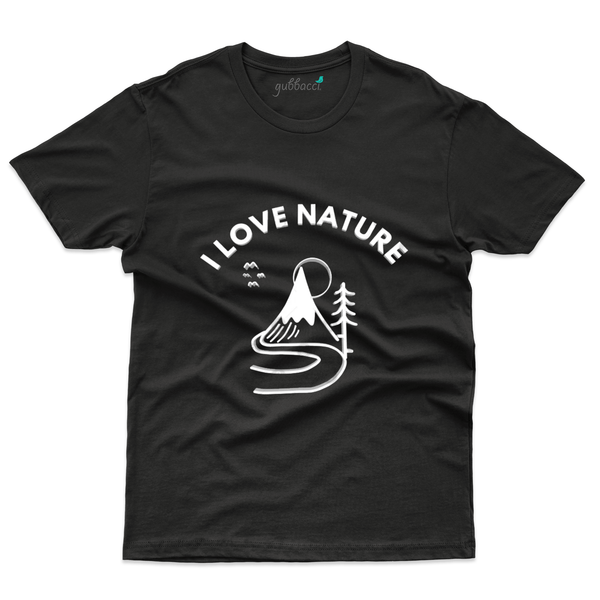 Gubbacci Apparel T-shirt Unisex I love Nature T-Shirt - For Nature Lovers Buy Unisex I love Nature T-Shirt - For Nature Lovers