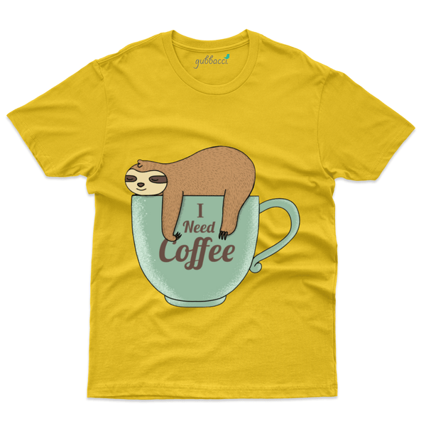 Gubbacci Apparel T-shirt S Unisex I need Coffee T-Shirt - For Coffee Lovers Buy Unisex I need Coffee T-Shirt - For Coffee Lovers