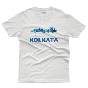 Unisex Kolkata White City T-Shirt - Skyline Collection