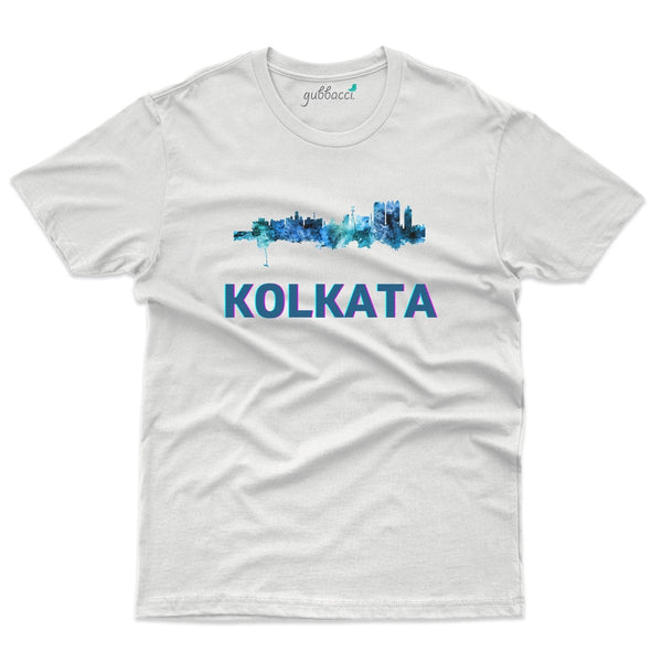 Unisex Kolkata 1 City T-Shirt - Skyline Collection - Gubbacci-India