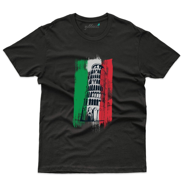 Gubbacci-India T-shirt S Unisex Leaning Tower of Pisa T-Shirt - Destination Collection Buy Leaning Tower of Pisa T-Shirt - Destination Collection