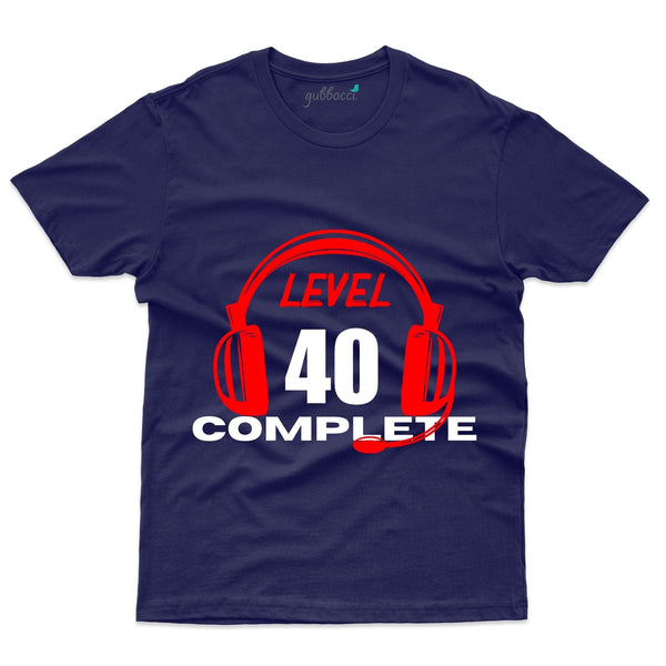 Unisex Level 40 Complected T-Shirt - 40th Anniversary Collection - Gubbacci-India