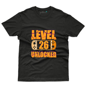 Unisex Level Unlocked 26 T-Shirts - 26th Birthday Collection