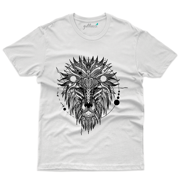Gubbacci Apparel T-shirt S Unisex Lion Face T-Shirt - Monochrome Collection Buy Unisex Lion Face T-Shirt - Monochrome Collection