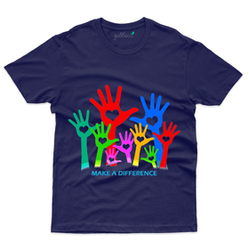 Unisex Make a Difference T-Shirt - Be Different Collection