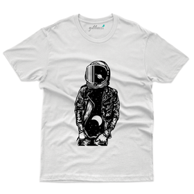 Unisex Space Man T-Shirt - Monochrome Collection