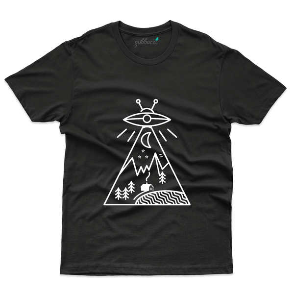 Gubbacci Apparel T-shirt S Unisex Space Ship T-Shirt - Monochrome Collection Buy Unisex Space Ship T-Shirt - Monochrome Collection