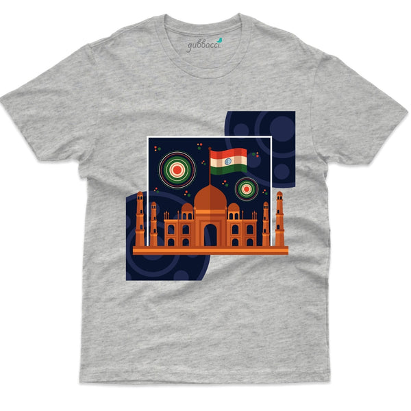 Gubbacci Apparel T-shirt XS Unisex Tajmahal T-shirt - Independence day Collection Buy Unisex Tajmahal T-shirt - Independence day Collection