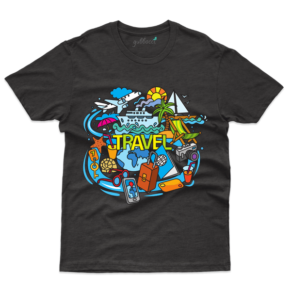Gubbacci Apparel T-shirt S Unisex Travel T-Shirt - Travel Collection Buy Unisex Travel T-Shirt - Travel Collection