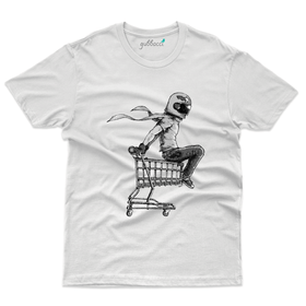 Unisex Trolley Racer T-Shirt - Monochrome Collection