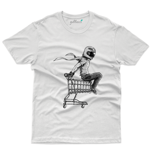 Gubbacci Apparel T-shirt S Unisex Trolley Racer T-Shirt - Monochrome Collection Buy Unisex Trolley Racer T-Shirt - Monochrome Collection