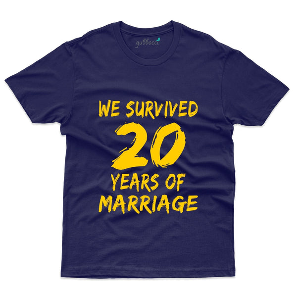 Unisex We Survived T-Shirt - 20th Anniversary Collection - Gubbacci-India