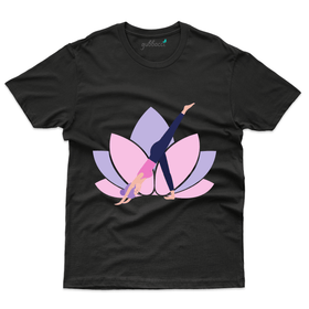 Unisex Yoga Posture Design on T-Shirt - Yoga Collection