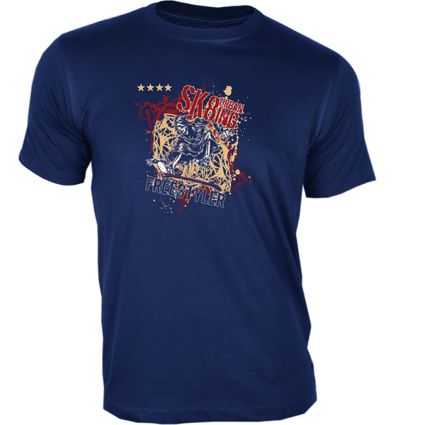 Gubbacci-India T-shirt XS Urban Sk8ting - Premium Skull Collection Buy Urban Sk8ting - Premium Skull Collection