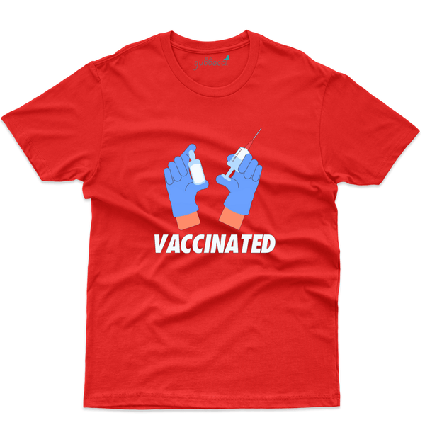 Gubbacci Apparel T-shirt Vaccinated T-Shirt - Pro Vaccine Collection Buy Vaccinated T-Shirt - Pro Vaccine Collection