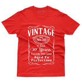 Vintage 30 Years T-Shirt - 30th Birthday Collection