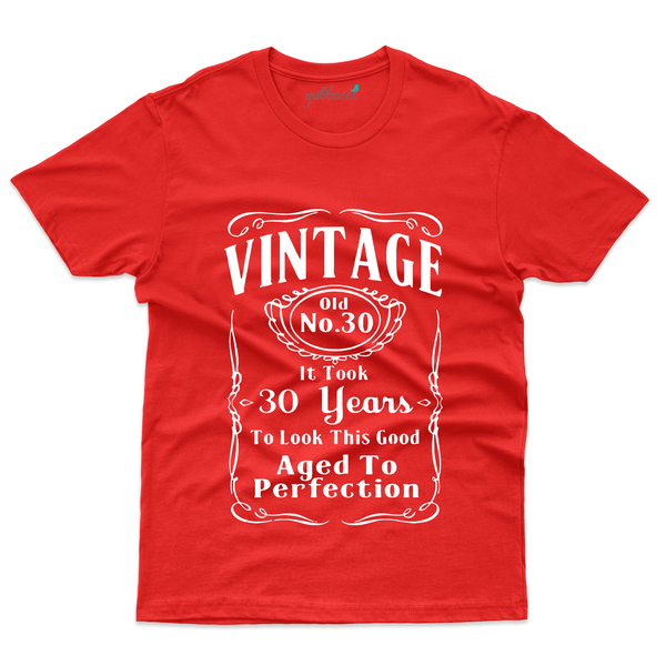 Gubbacci Apparel T-shirt S Vintage 30 Years T-Shirt - 30th Birthday Collection Buy Vintage 30 Years T-Shirt - 30th Birthday Collection
